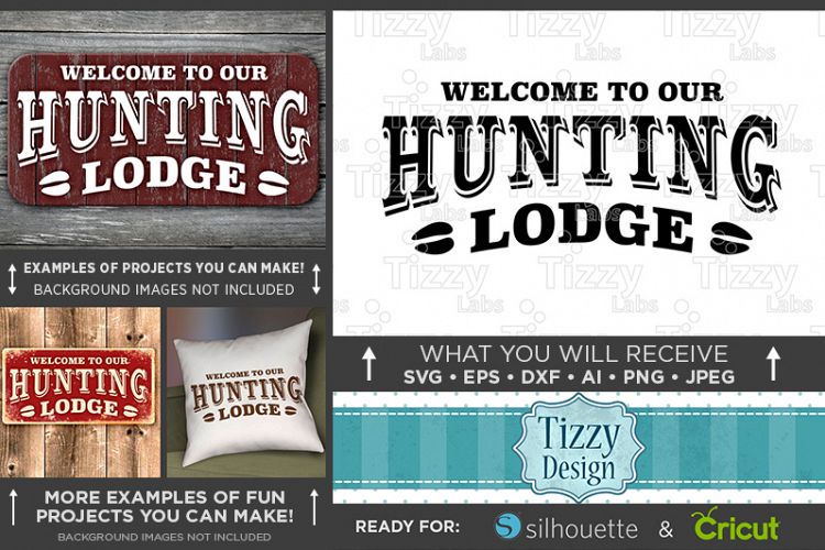 Hunting Lodge - Deer HUNTING SVG Files - 836