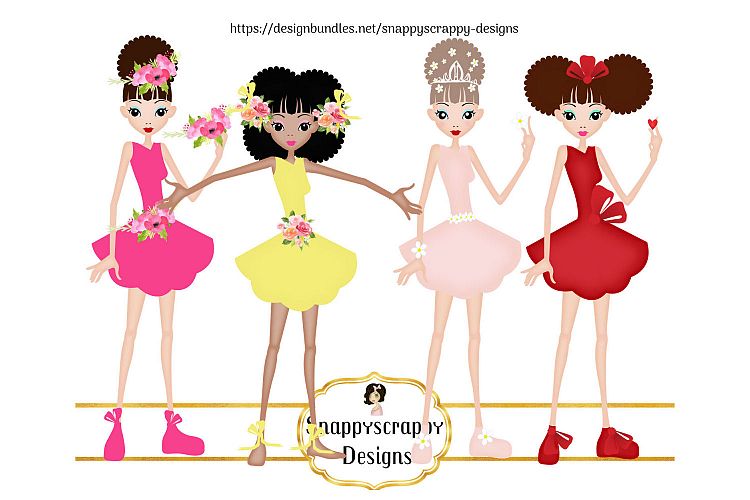 Flower Clipart Girls