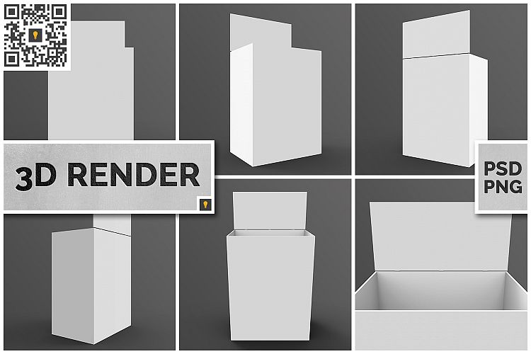 Store Palette with Crowner 3D Render