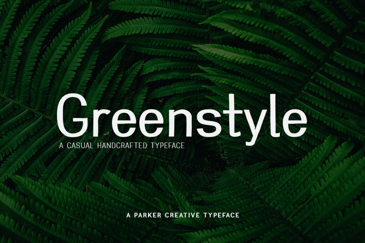 Greenstyle Casual Handcrafted Font