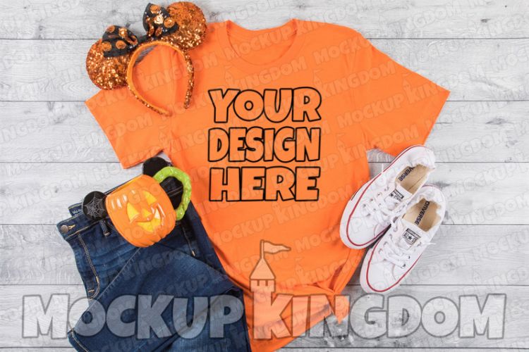 Unisex Crew Neck Shirt Mockup, Bella Canvas Mockup