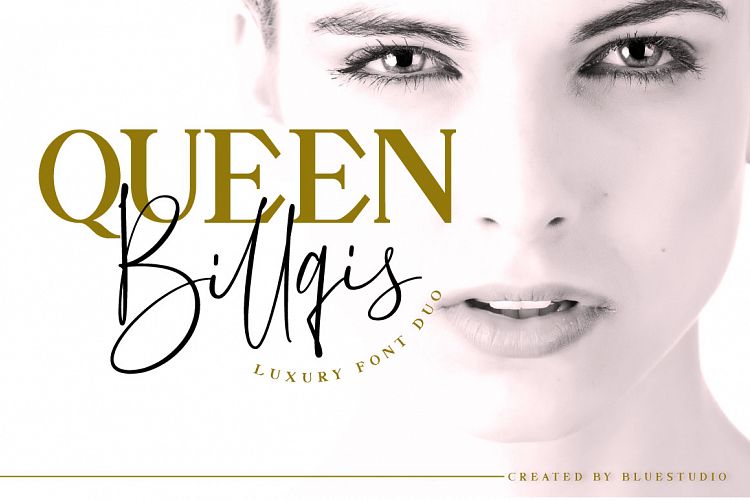 Queen Billqis //Luxury Font Duo