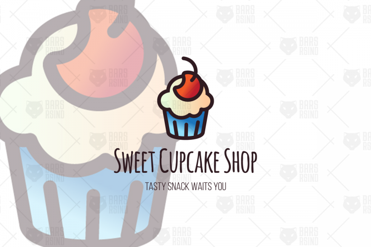Sweet Cupcake Logo Template