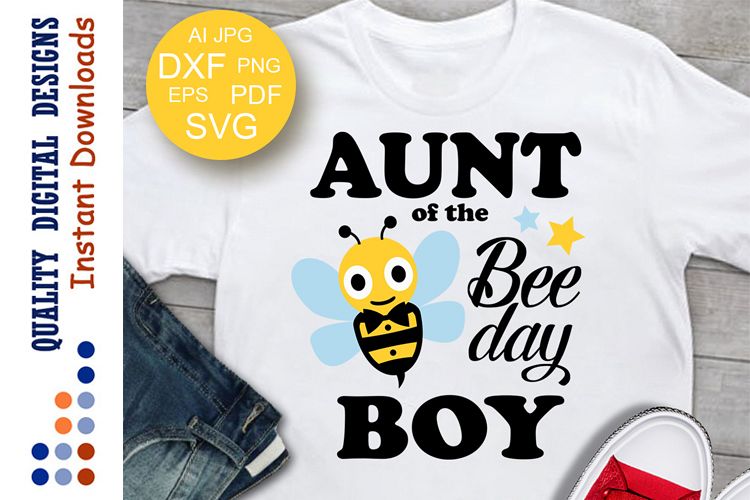 Birthday Boy decor Aunt of the BEE day Boy Happy Birthday