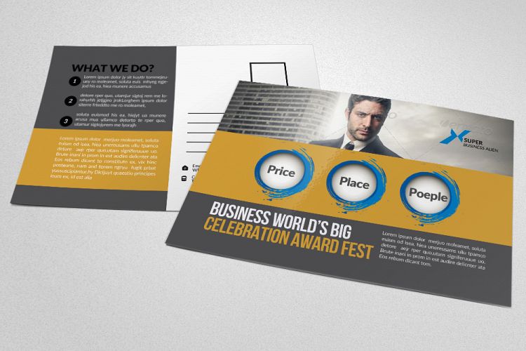 Business Dealing Postcard