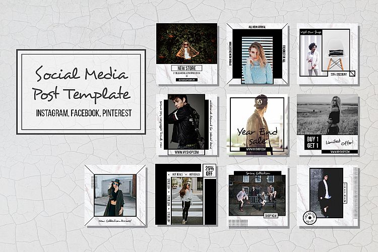 Geometric Social Media Post Template