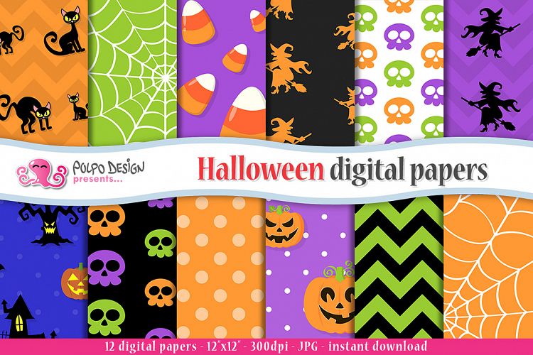 Halloween Digital Paper