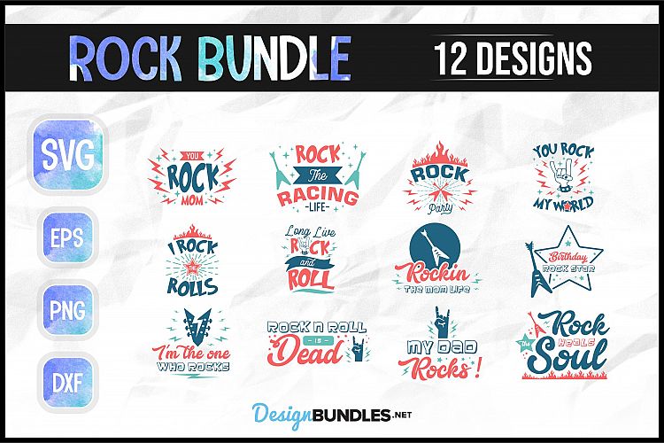 Rock Music SVG Bundle