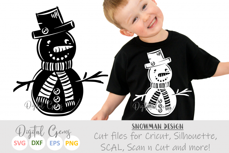 Snowman SVG / PNG / EPS / DXF files