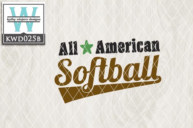 Softball Cutting Files KWD025B