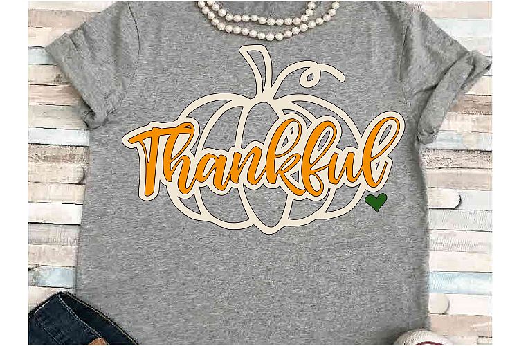 Pumpkin svg DXF JPEG Silhouette Cameo Cricut fall Thankful