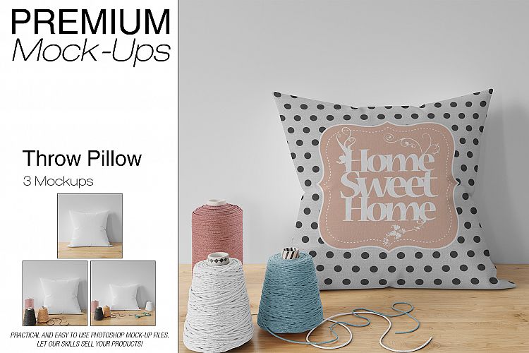 Throw Pillow Mockup Set
