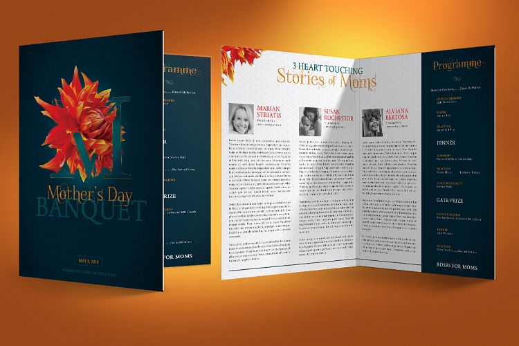 Mothers Day Banquet Brochure