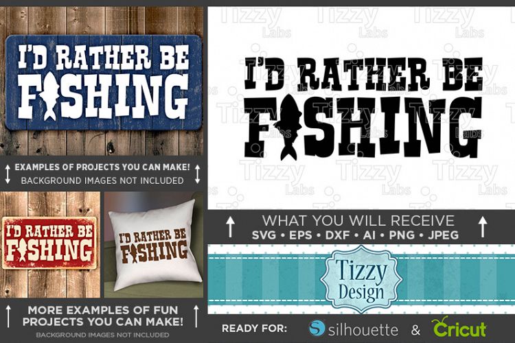 Id Rather Be Fishing SVG File - Fishing Svg- 784
