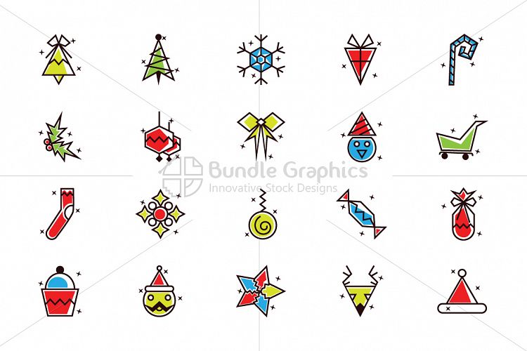 Christmas Celebration - Design Elements Set example image 1