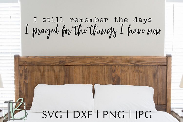 I still remember the days I prayed SVG