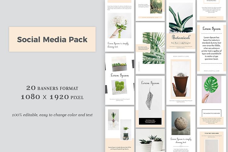 Social Media Banner Set