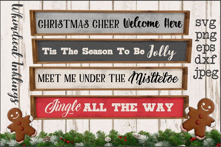 Christmas Cheer Welcome Here SVG Set