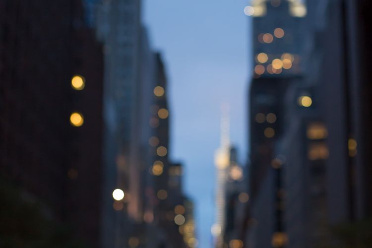 Blurred city 