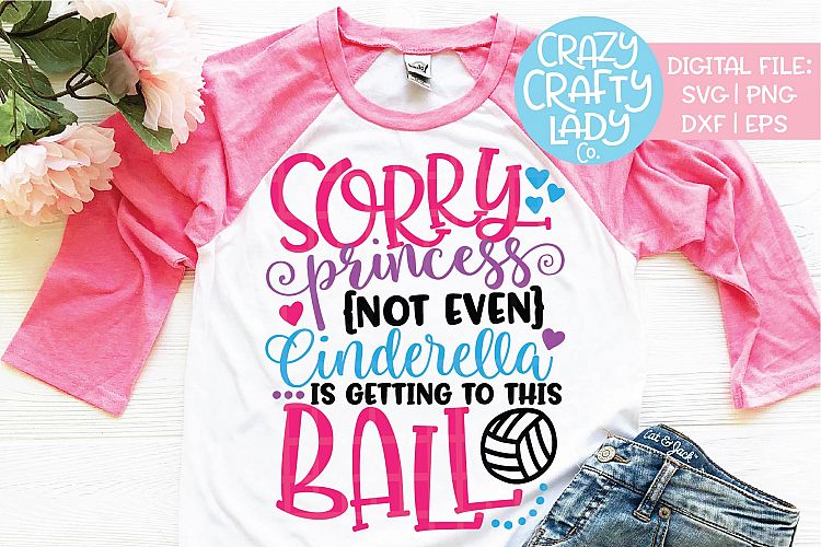 Sorry Princess Not Even Cinderella SVG DXF EPS PNG Cut File