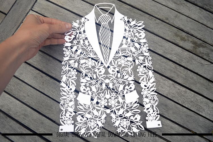 Groom Jacket SVG / DXF / EPS Files