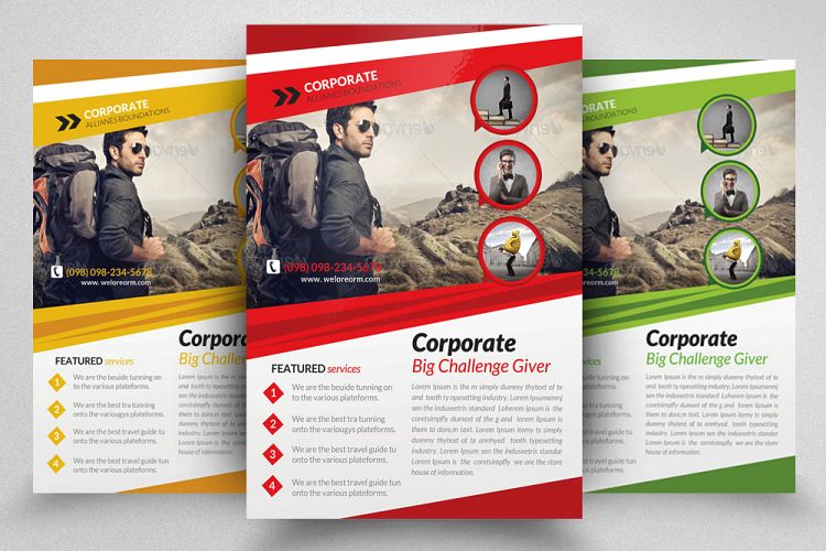 Business Travelling Agency Flyer Template