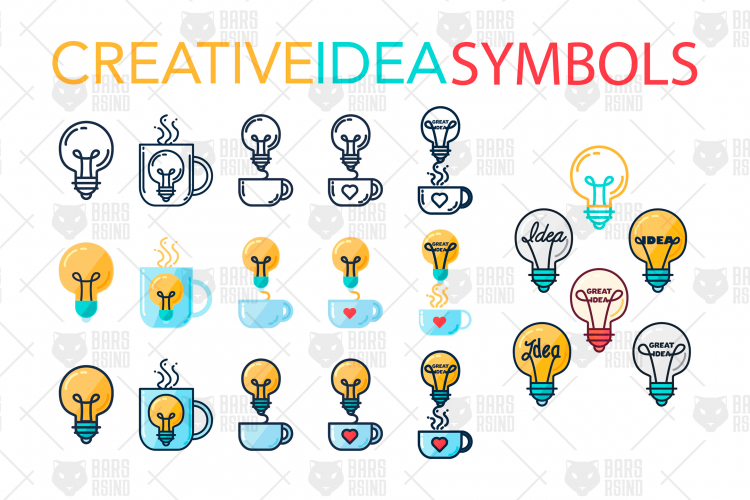 Creative Idea Symbols