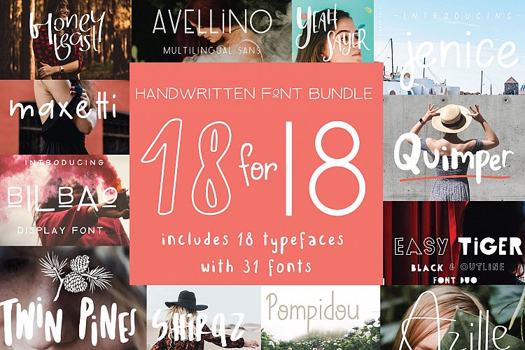 18 for 18 | Font Bundle for 2018