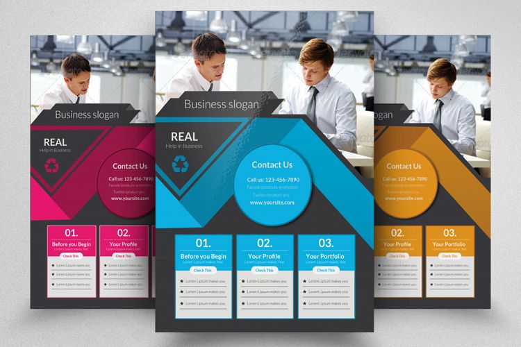 Corporate Business Dealing Flyer Template