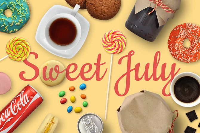 Sweet July: Mockup Scene Template example image 1