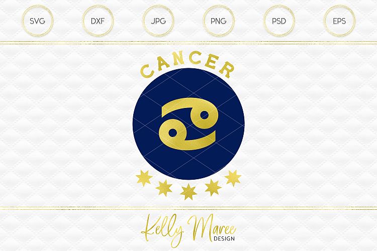 Cancer Zodiac SVG File