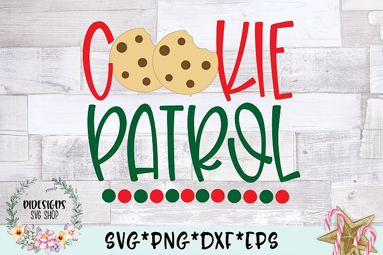 Cookie Patrol SVG Cut File