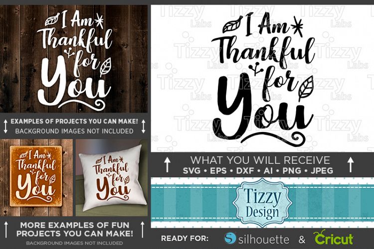 Thankful for You - Thanksgiving Svg Files - 6014