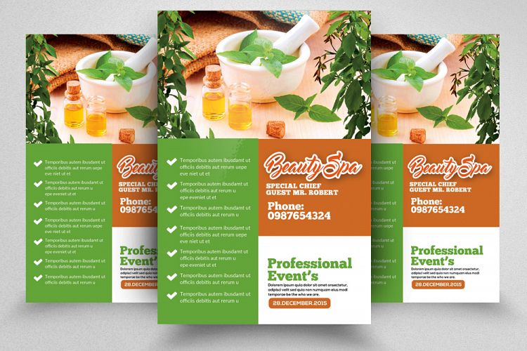 Spa   Skin Care Centre Flyer