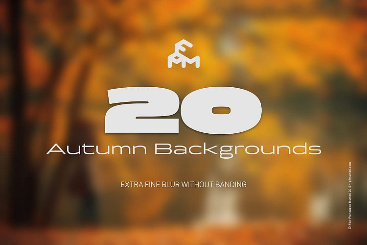 20 Autumn Blurred Backgrounds