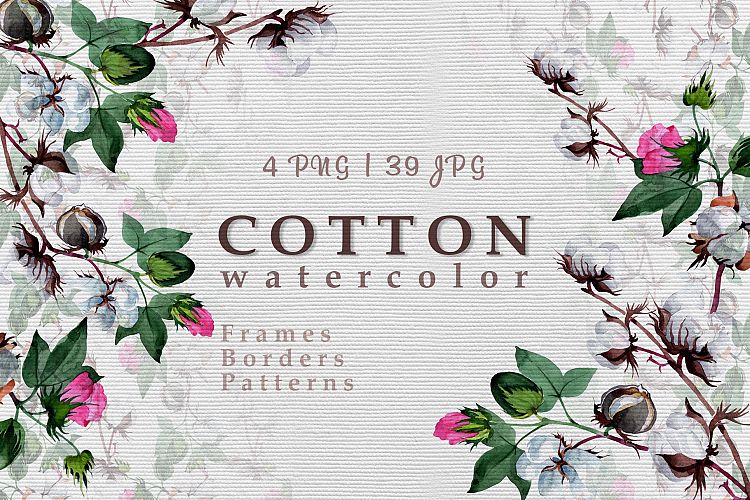 Download Free Illustrations Download Cool Cotton Png Watercolor Set Free Design Resources
