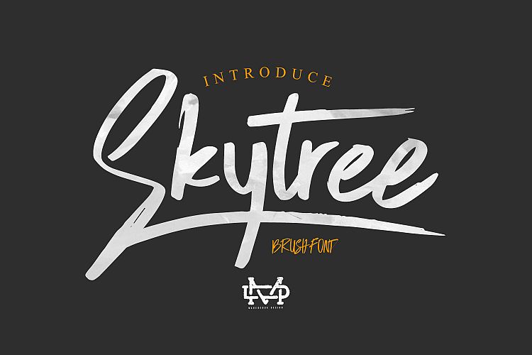 Skytree Script Brush Font