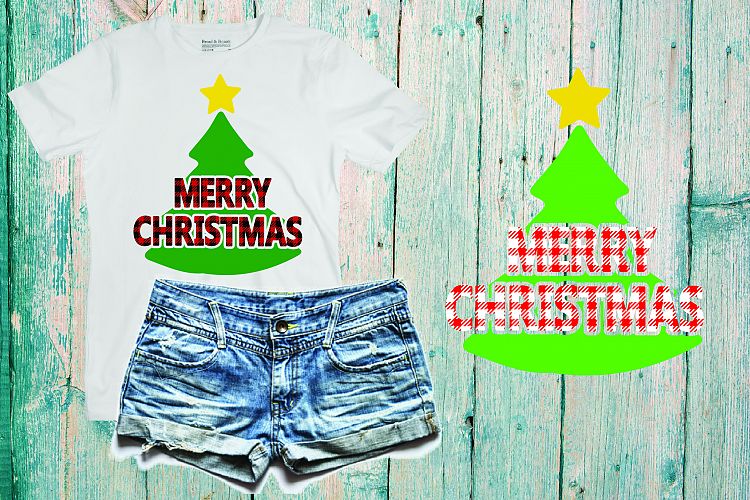 Merry Christmas Tree SVG 435sv