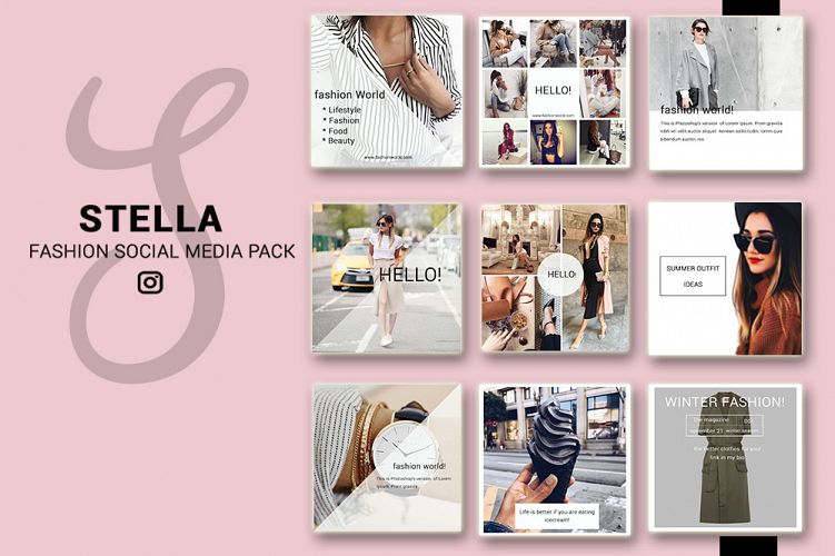 Instagram Fashion Social Media Pack