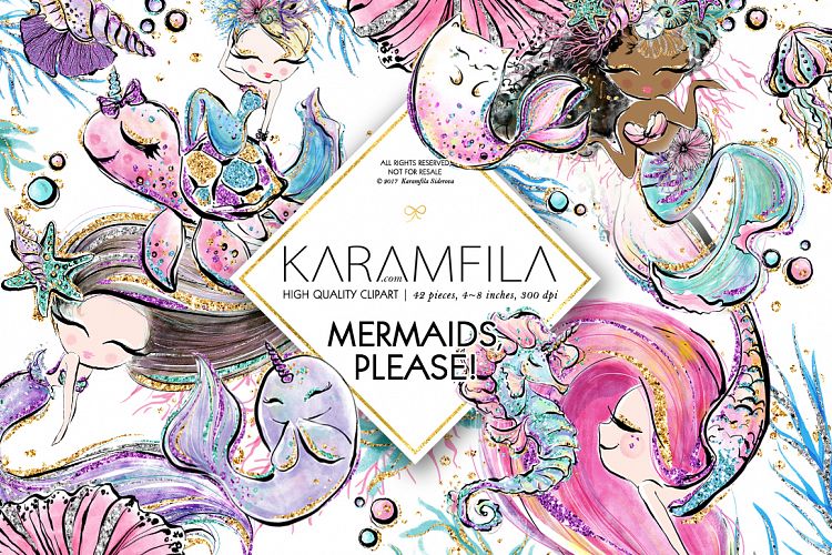 Mermaid Clipart