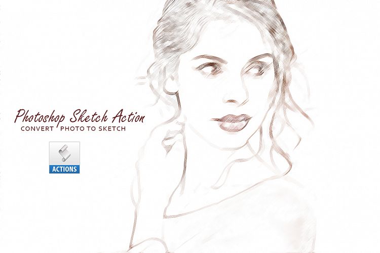 Photoshop Sketch Action