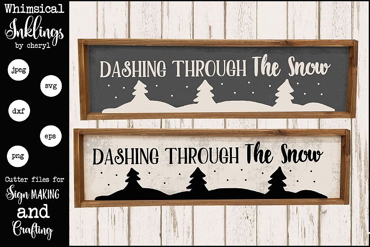 Download Dashing Through The Snow SVG