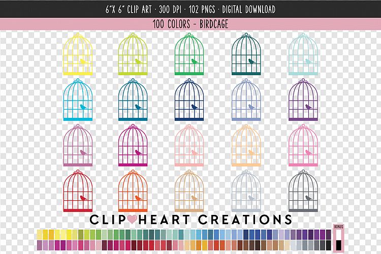Birdcage Clip Art - 100 Clip Art Graphics