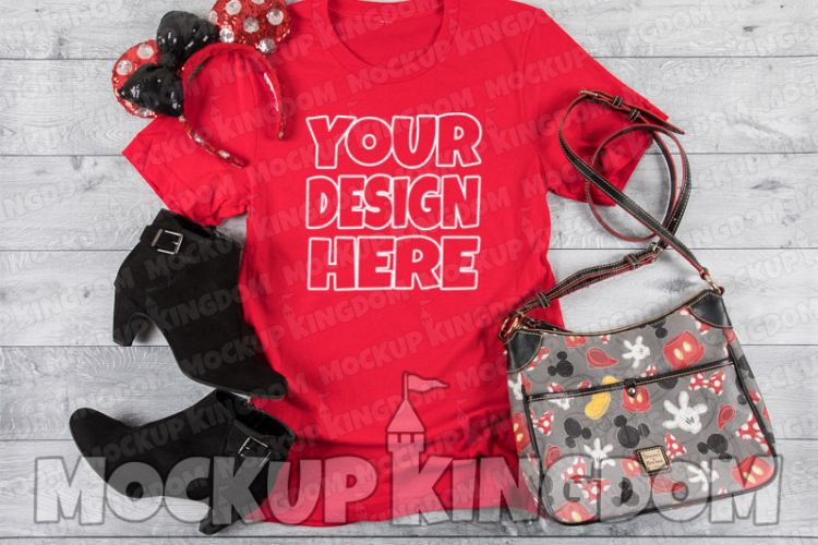 Unisex Crew Neck Shirt Mockup, Bella Canvas Mockup