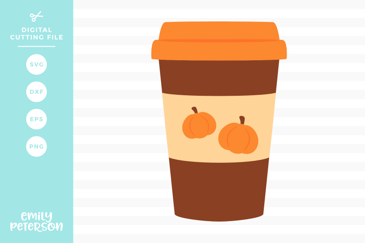 Pumpkin Spice Latte SVG DXF EPS PNG