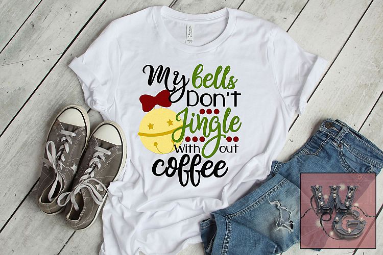 Jingle Without Coffee SVG DXF PNG JPG Comm