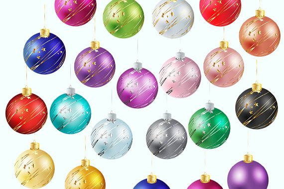 Christmas Balls Clipart