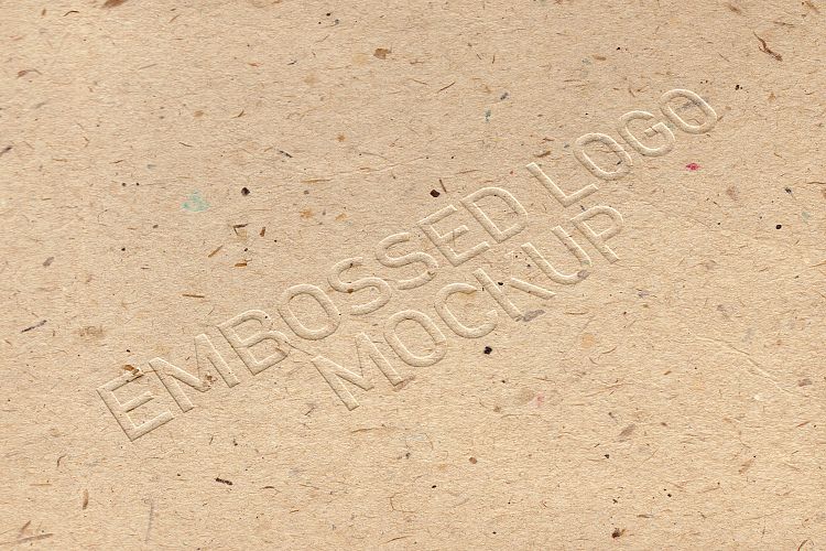 Embossed Logo Mockup