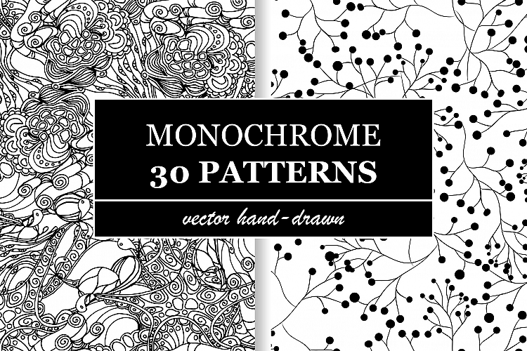 Monochrome Patterns Collection