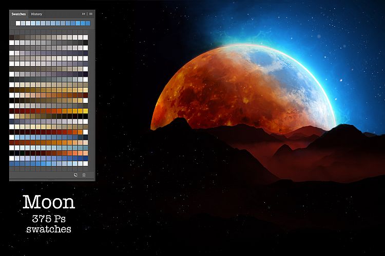 Moon Ps Swatches